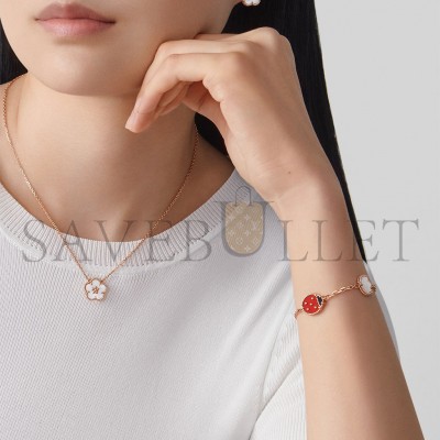 VAN CLEEF ARPELS LUCKY SPRING PENDANT, PLUM BLOSSOM VCARP9X100